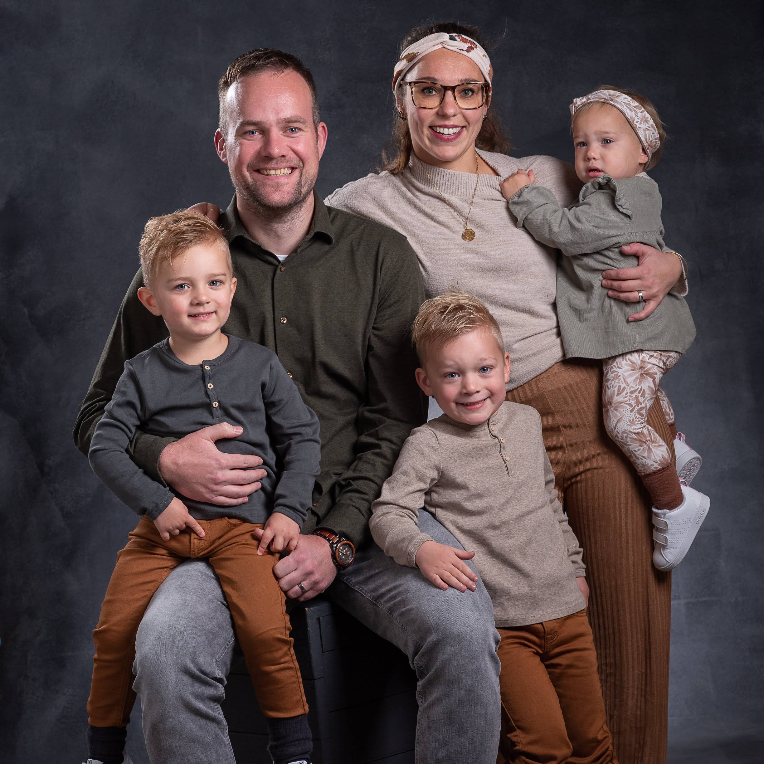 Familieportret studio Zeeland